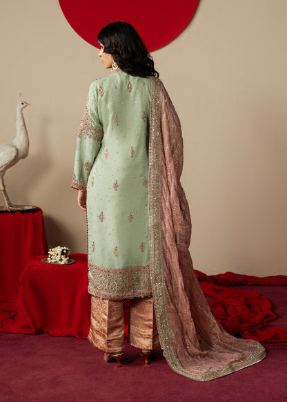 Haseens | Gulal Formals | Mahroza - Formal Dress - available at Maria Faisal in UK and USA.
