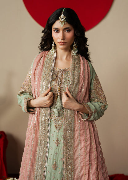Haseens | Gulal Formals | Mahroza - Formal Dress - available at Maria Faisal in UK and USA.
