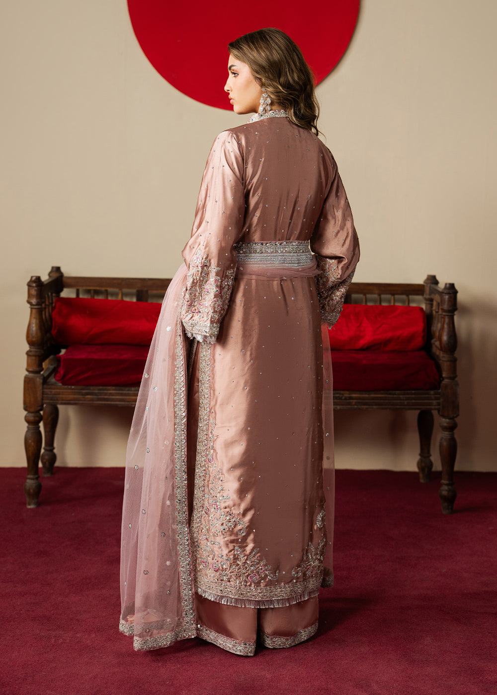 Haseens | Gulal Formals | Mehzar - Formal Dress - available at Maria Faisal in UK and USA.