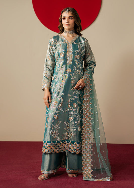 Haseens | Gulal Formals | Aroha - Formal Dress - available at Maria Faisal in UK and USA.
