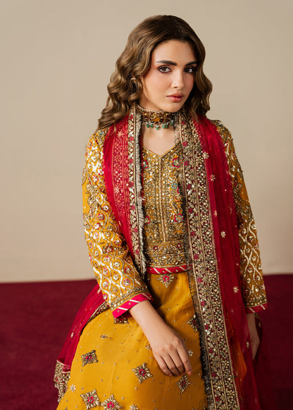 Haseens | Gulal Formals | Mehrun - Formal Dress - available at Maria Faisal in UK and USA.