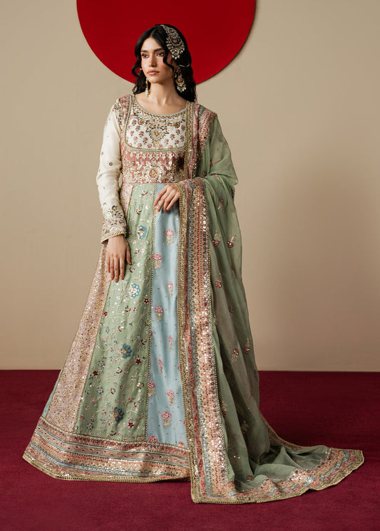 Haseens | Gulal Formals | Shahzadi - Formal Dress - available at Maria Faisal in UK and USA.