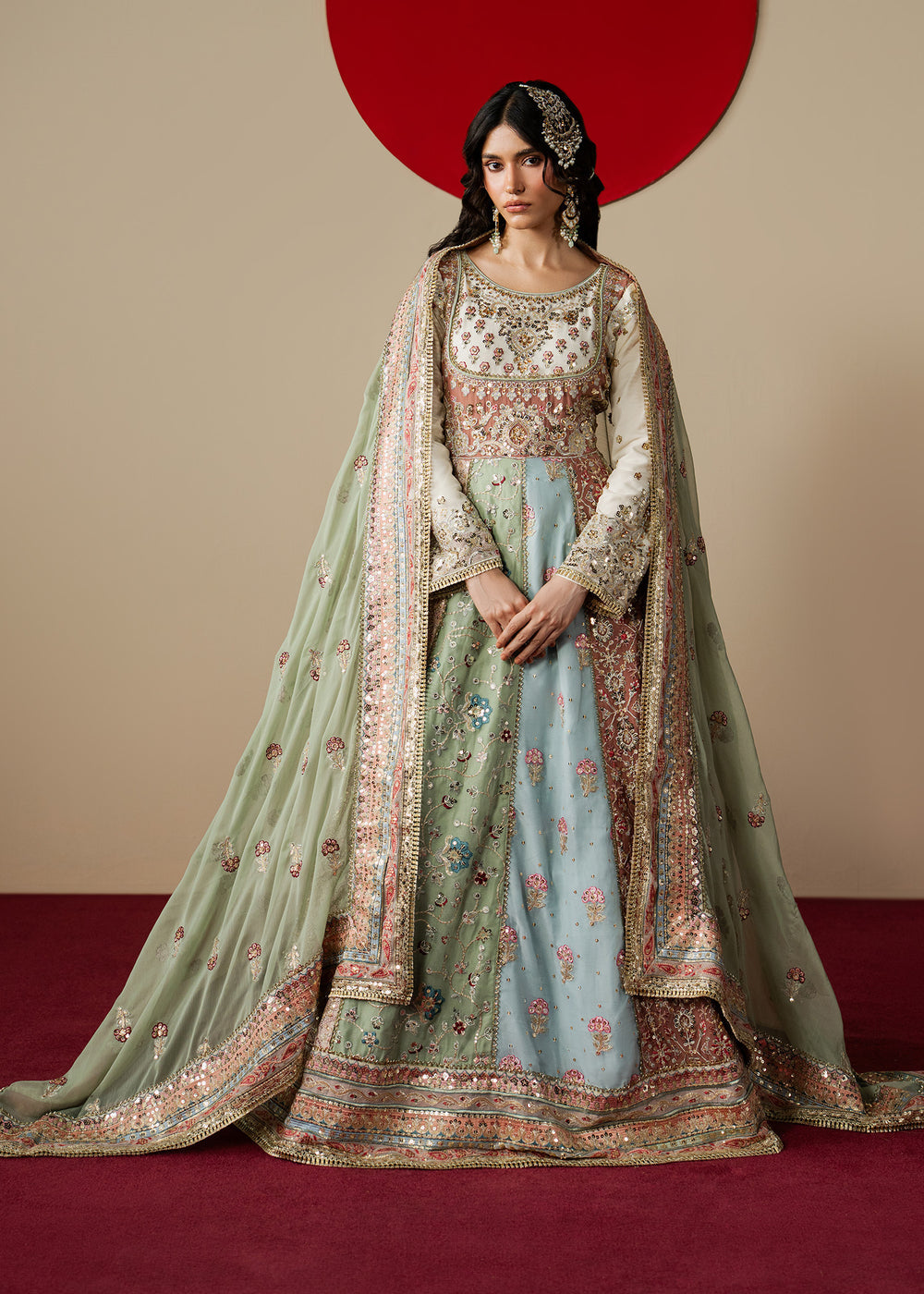 Haseens | Gulal Formals | Shahzadi - Formal Dress - available at Maria Faisal in UK and USA.