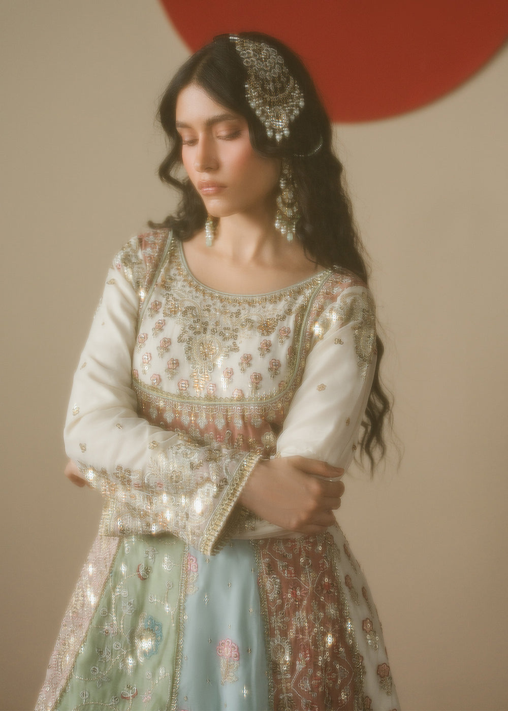 Haseens | Gulal Formals | Shahzadi - Formal Dress - available at Maria Faisal in UK and USA.