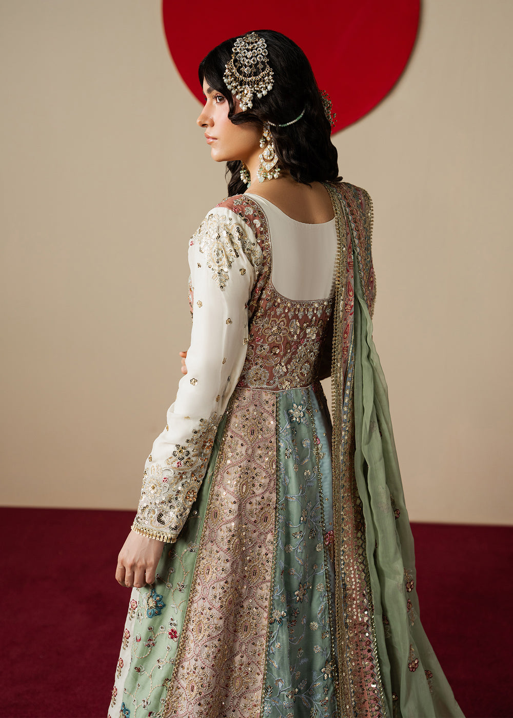 Haseens | Gulal Formals | Shahzadi - Formal Dress - available at Maria Faisal in UK and USA.