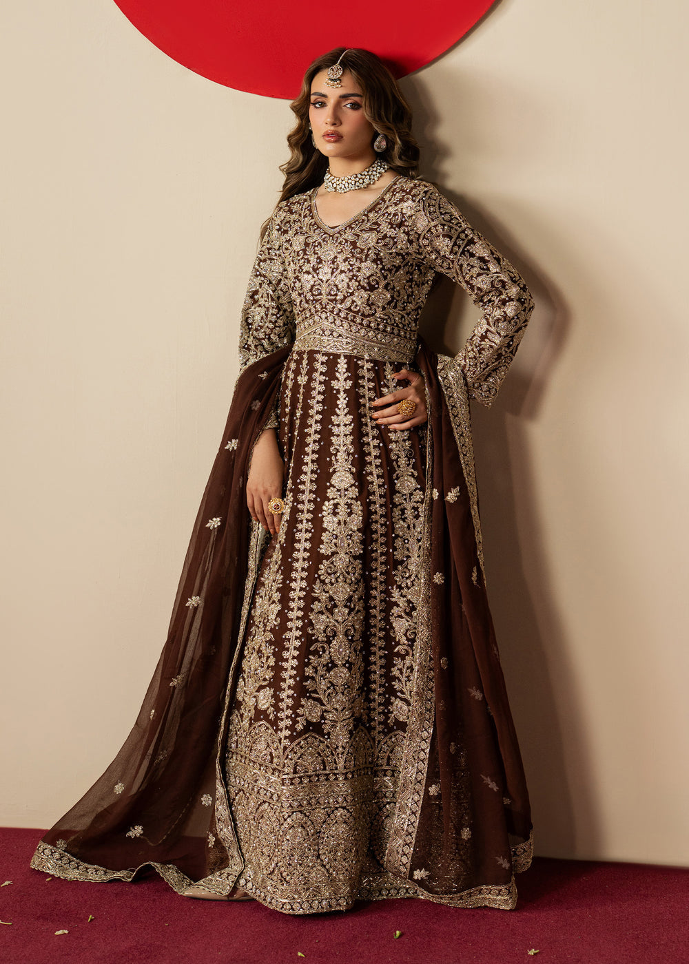 Haseens | Gulal Formals | Afsheen - Formal Dress - available at Maria Faisal in UK and USA.