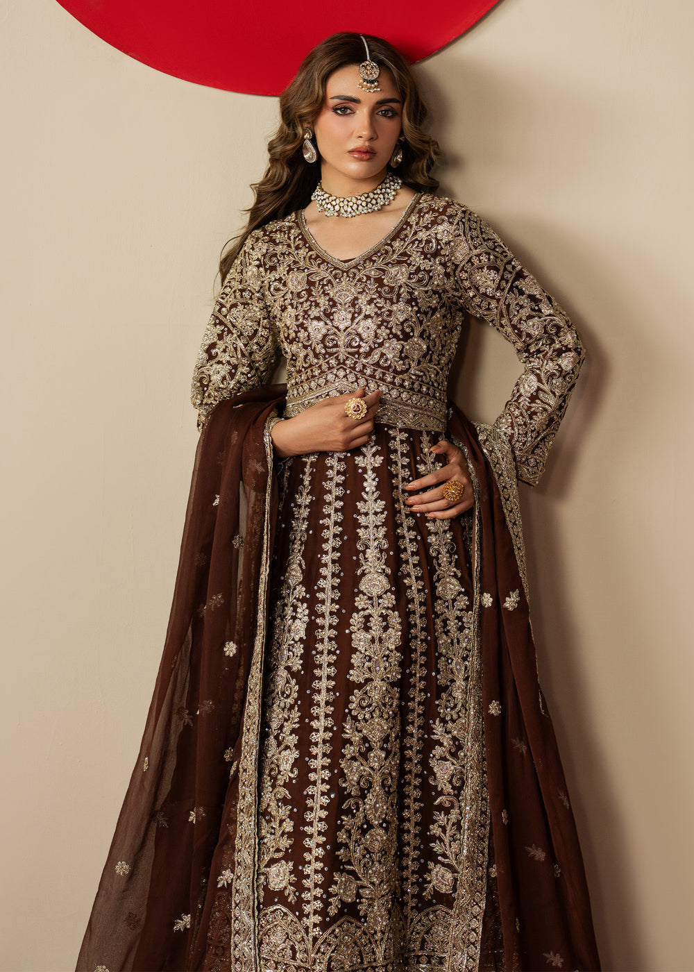 Haseens | Gulal Formals | Afsheen - Formal Dress - available at Maria Faisal in UK and USA.