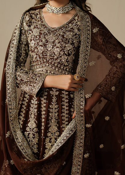 Haseens | Gulal Formals | Afsheen - Formal Dress - available at Maria Faisal in UK and USA.