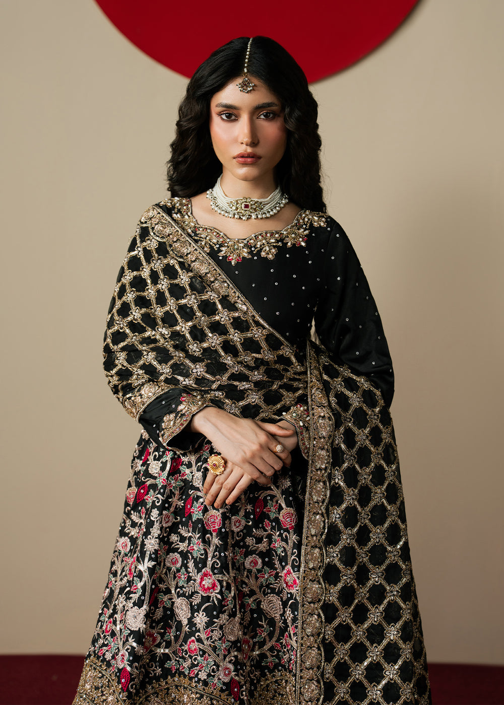 Haseens | Gulal Formals | Gulrang - Formal Dress - available at Maria Faisal in UK and USA.