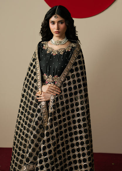 Haseens | Gulal Formals | Gulrang - Formal Dress - available at Maria Faisal in UK and USA.