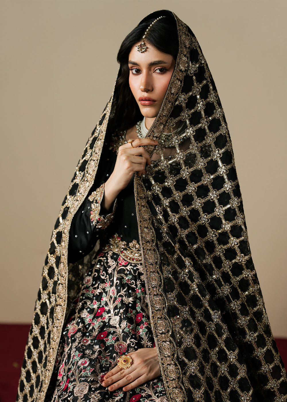 Haseens | Gulal Formals | Gulrang - Formal Dress - available at Maria Faisal in UK and USA.