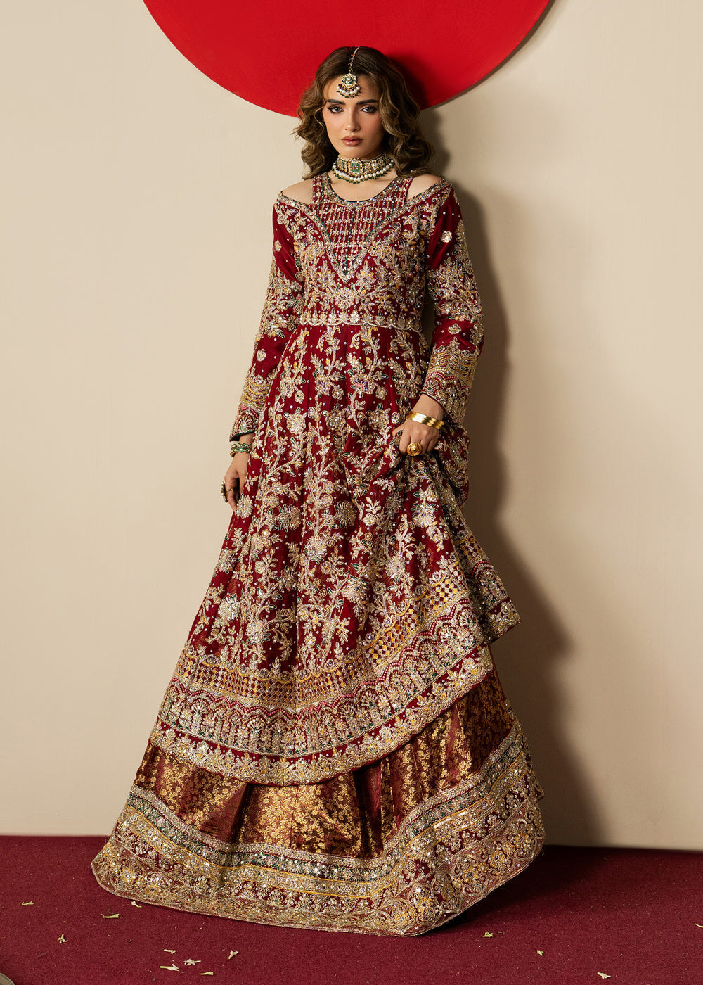 Haseens | Gulal Formals | Naazish - Formal Dress - available at Maria Faisal in UK and USA.