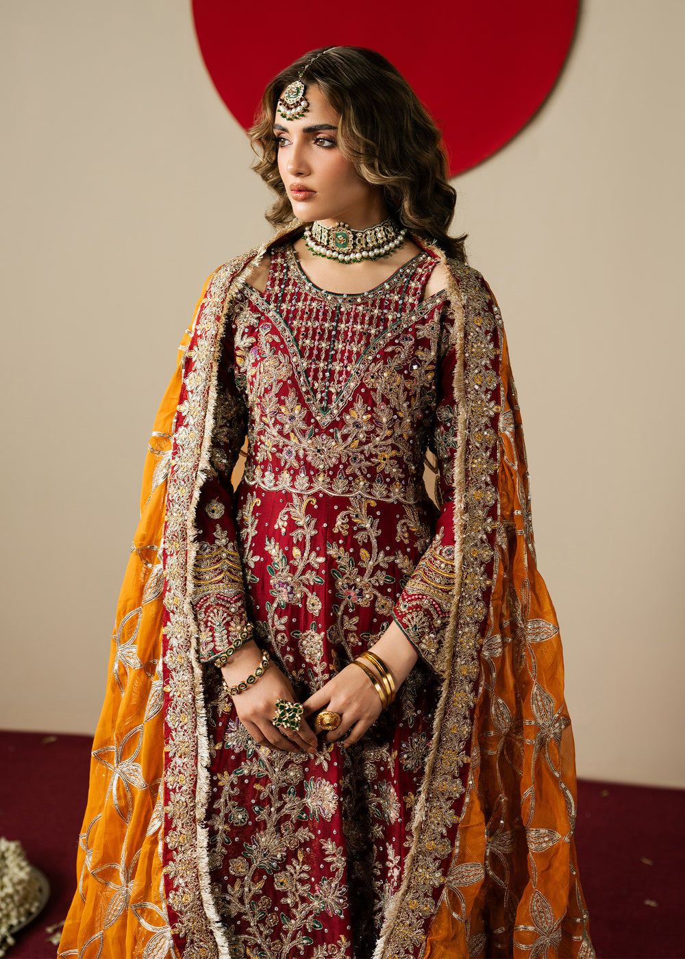Haseens | Gulal Formals | Naazish - Formal Dress - available at Maria Faisal in UK and USA.