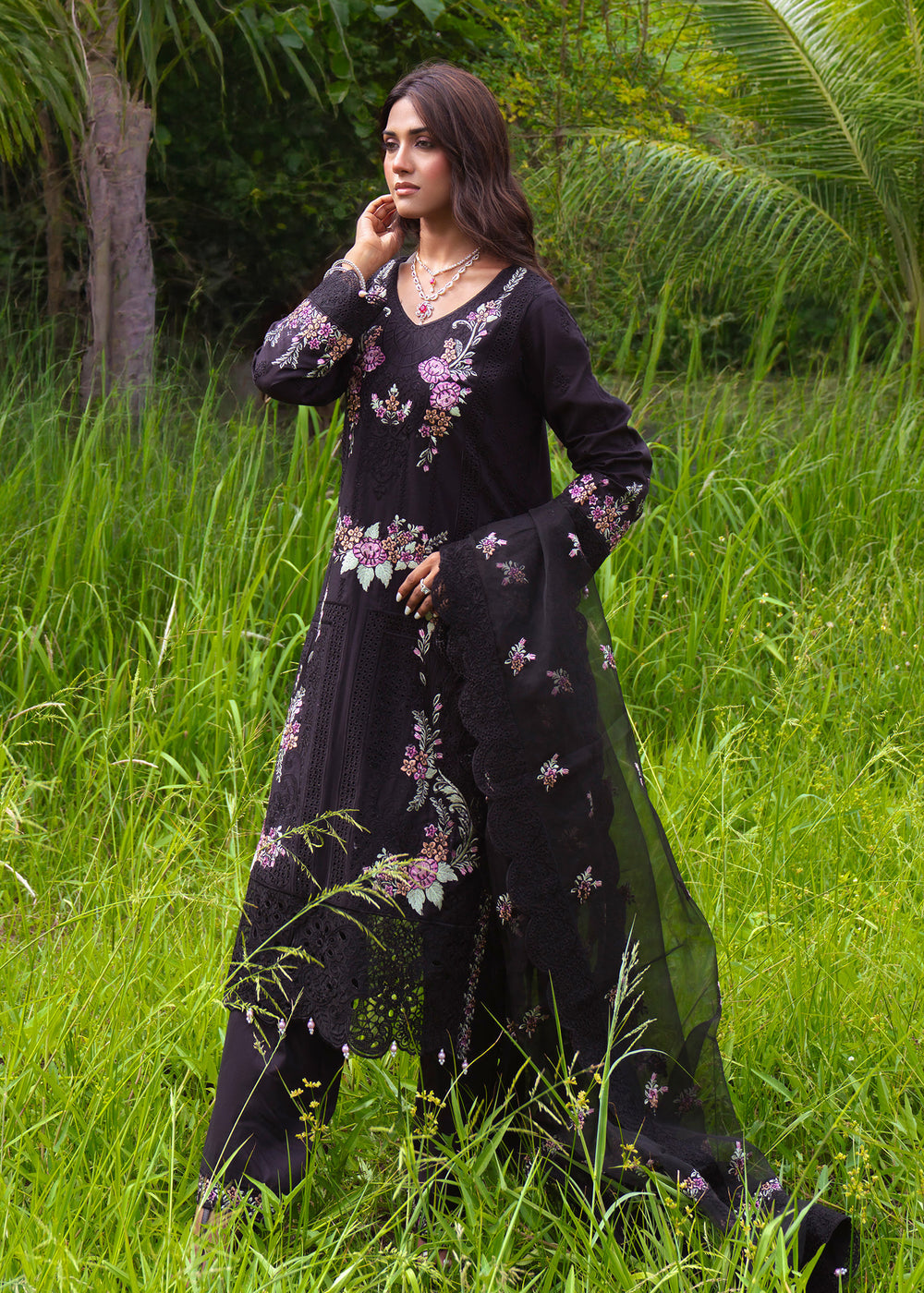 Haseens | Raha Pret | Siyona - Luxury Dress - available at Maria Faisal in UK and USA.