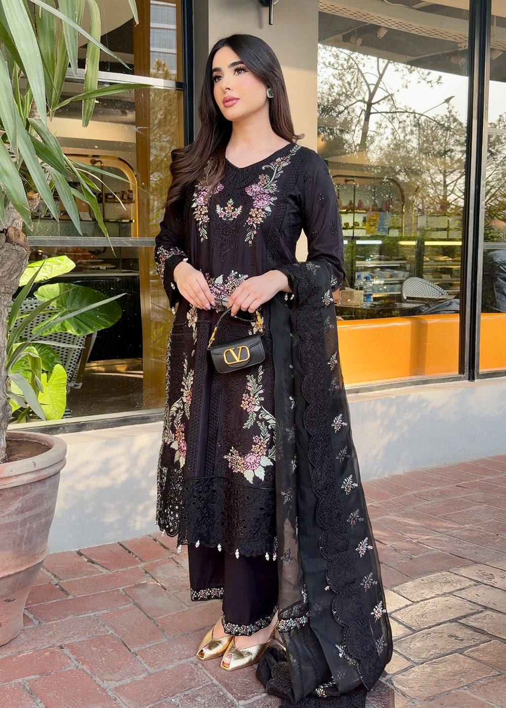 Haseens | Raha Pret | Siyona - Luxury Dress - available at Maria Faisal in UK and USA.