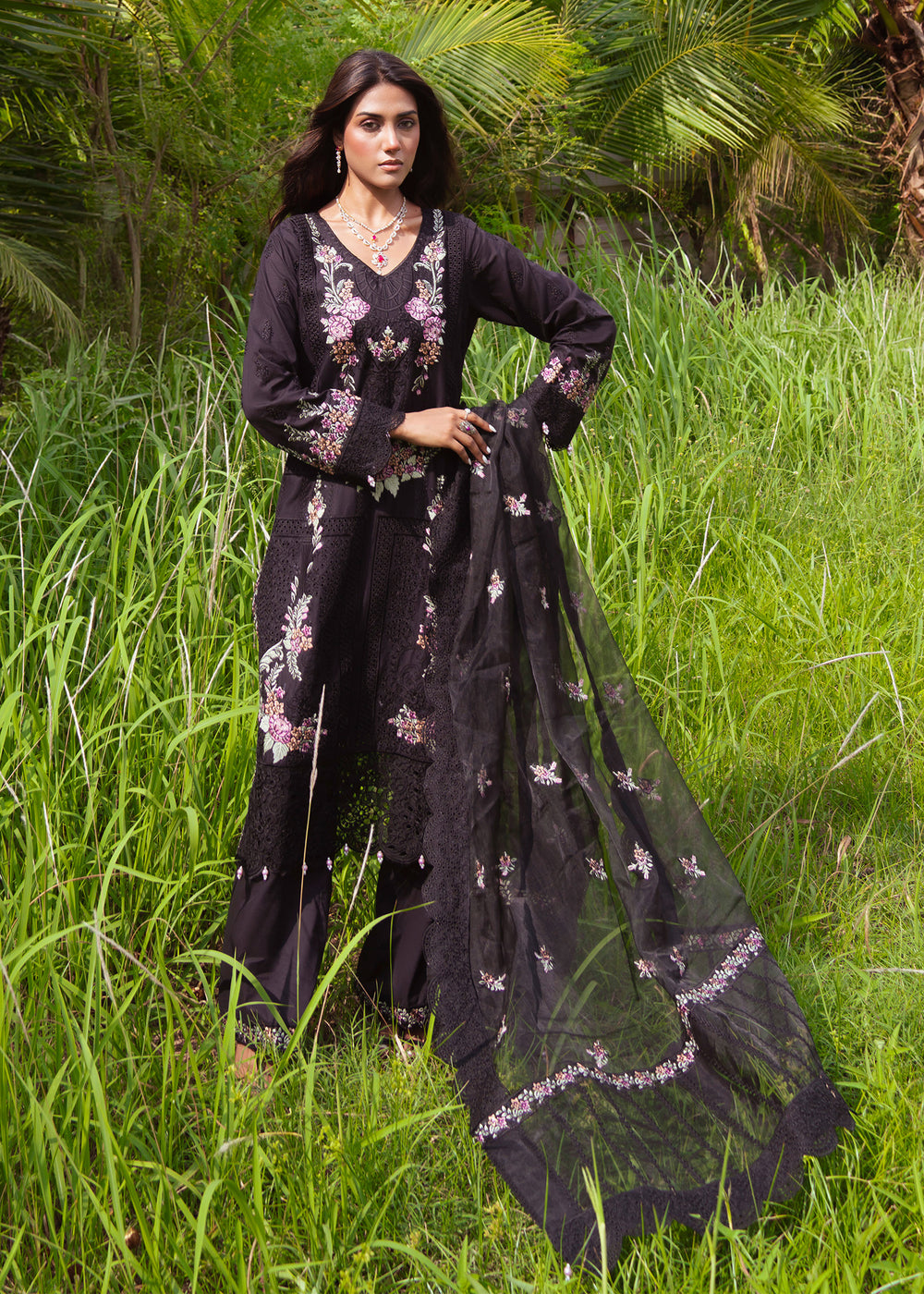 Haseens | Raha Pret | Siyona - Luxury Dress - available at Maria Faisal in UK and USA.
