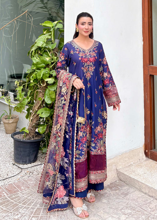Haseens | Raha Pret | Inara - Luxury Dress - available at Maria Faisal in UK and USA.