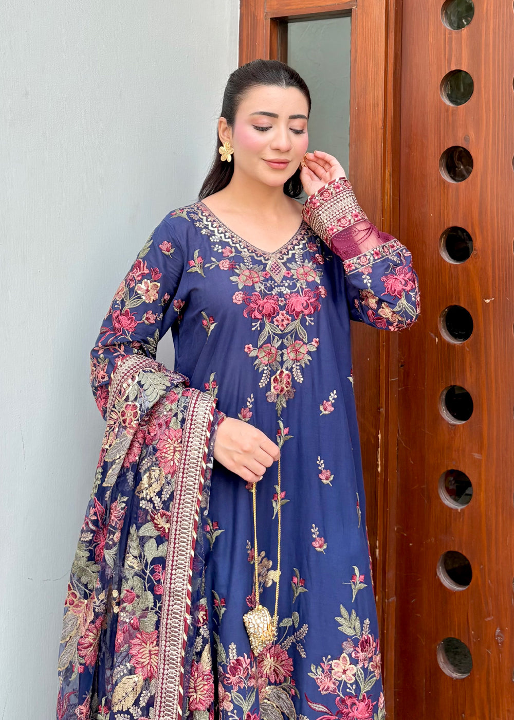 Haseens | Raha Pret | Inara - Luxury Dress - available at Maria Faisal in UK and USA.