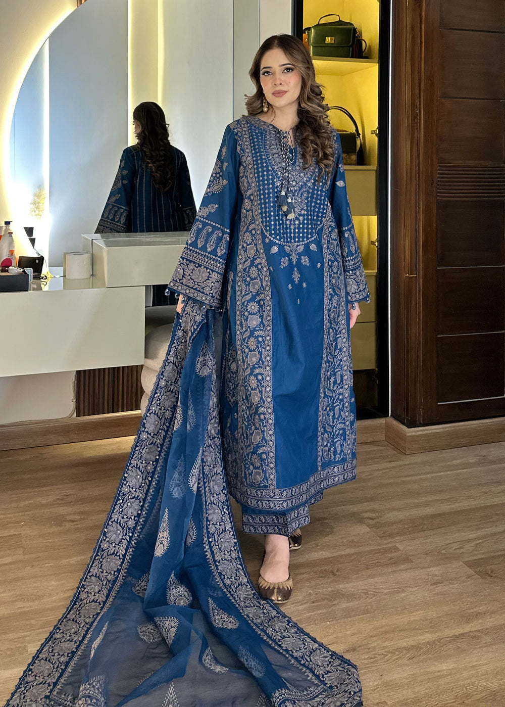 Haseens | Raha Pret | Nairab - Luxury Dress - available at Maria Faisal in UK and USA.