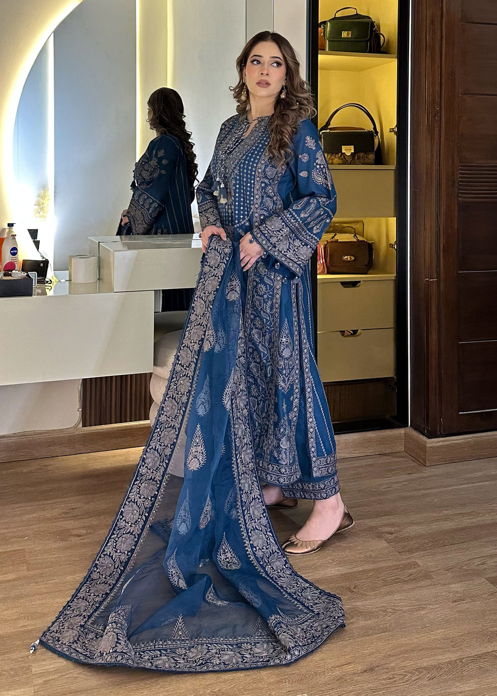 Haseens | Raha Pret | Nairab - Luxury Dress - available at Maria Faisal in UK and USA.