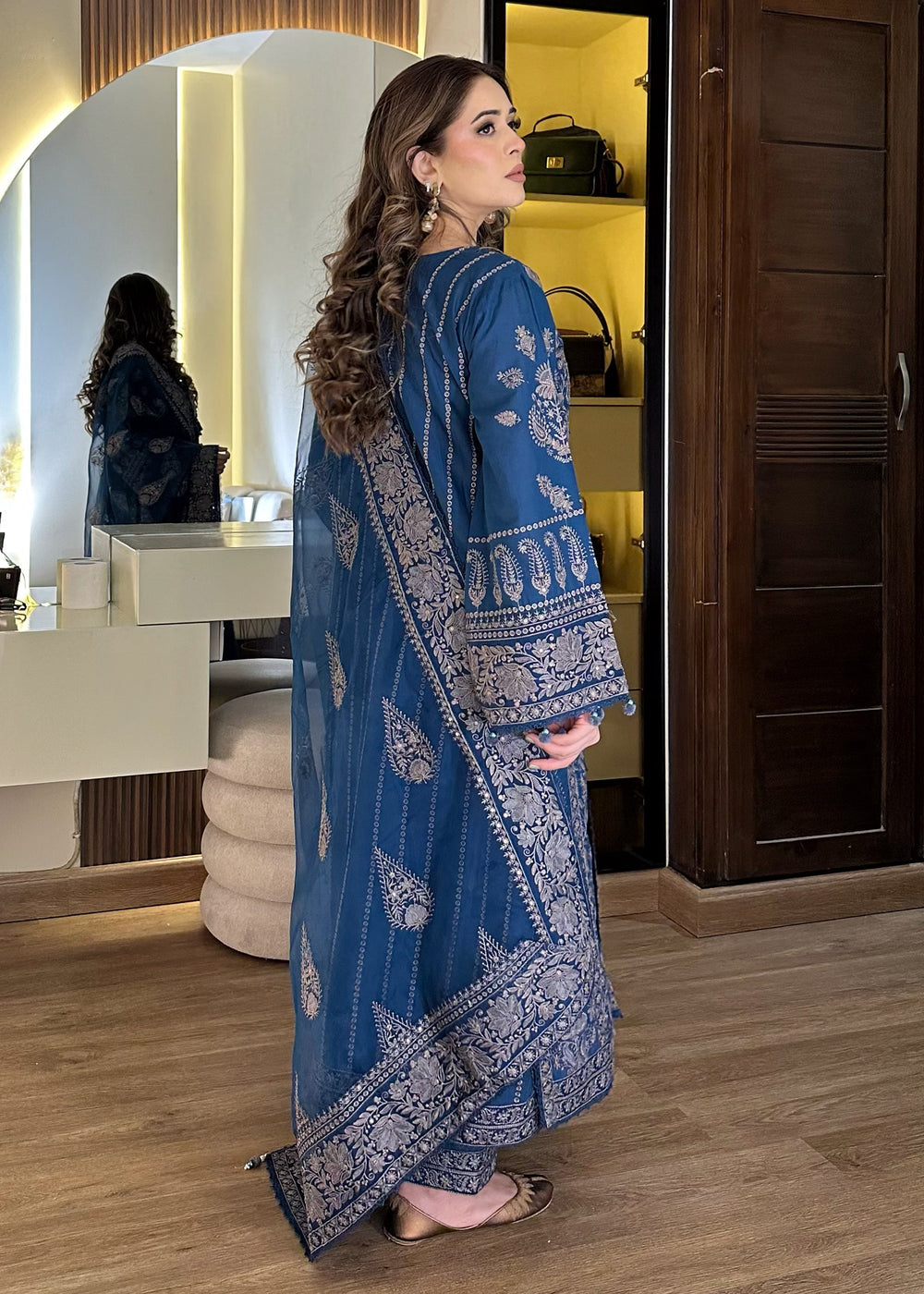 Haseens | Raha Pret | Nairab - Luxury Dress - available at Maria Faisal in UK and USA.