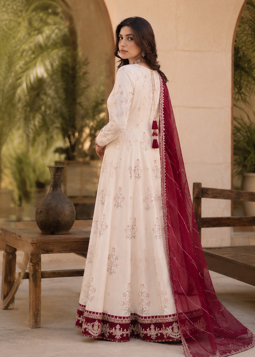 Haseens | Raha Pret | Mayuri - Luxury Dress - available at Maria Faisal in UK and USA.