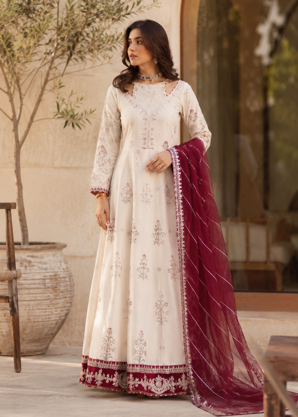 Haseens | Raha Pret | Mayuri - Luxury Dress - available at Maria Faisal in UK and USA.