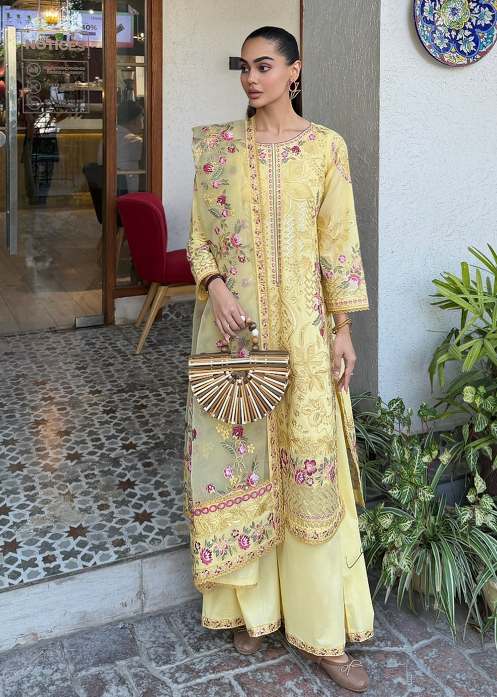 Haseens | Raha Pret | Inshara - Luxury Dress - available at Maria Faisal in UK and USA.