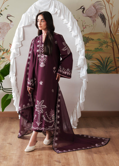 Sadaf Fawad Khan | Solace 26 | Whispering Wood - Luxury Dress - available at Maria Faisal in UK and USA.
