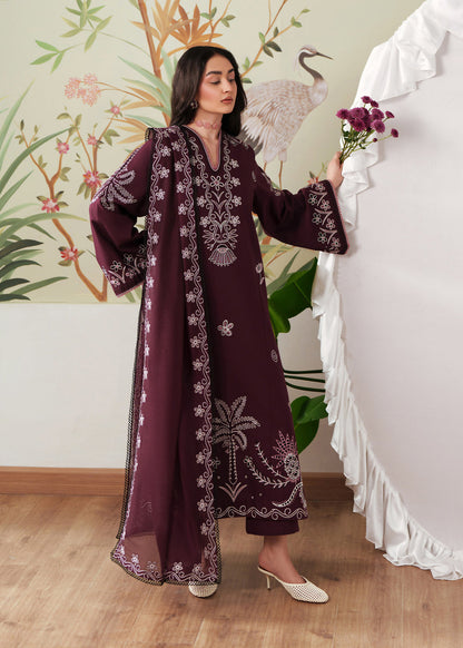 Sadaf Fawad Khan | Solace 26 | Whispering Wood - Luxury Dress - available at Maria Faisal in UK and USA.