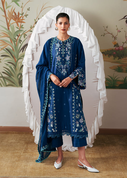 Sadaf Fawad Khan | Solace 26 |Tulip Turn - Luxury Dress - available at Maria Faisal in UK and USA.