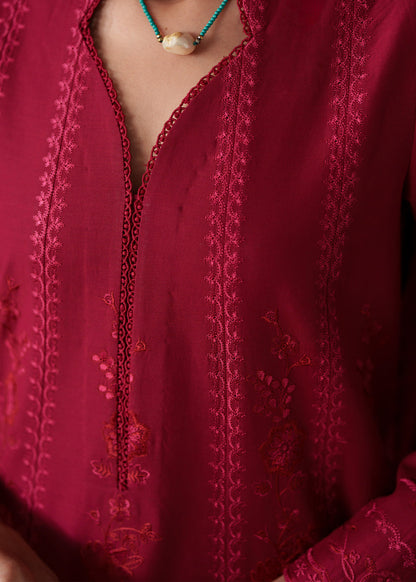 Sadaf Fawad Khan | Eva Luxury Pret 26 | Rose Root - Luxury Dress - available at Maria Faisal in UK and USA.