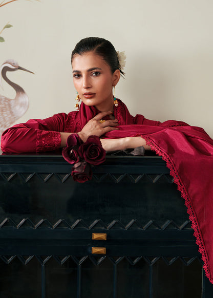 Sadaf Fawad Khan | Eva Luxury Pret 26 | Rose Root - Luxury Dress - available at Maria Faisal in UK and USA.