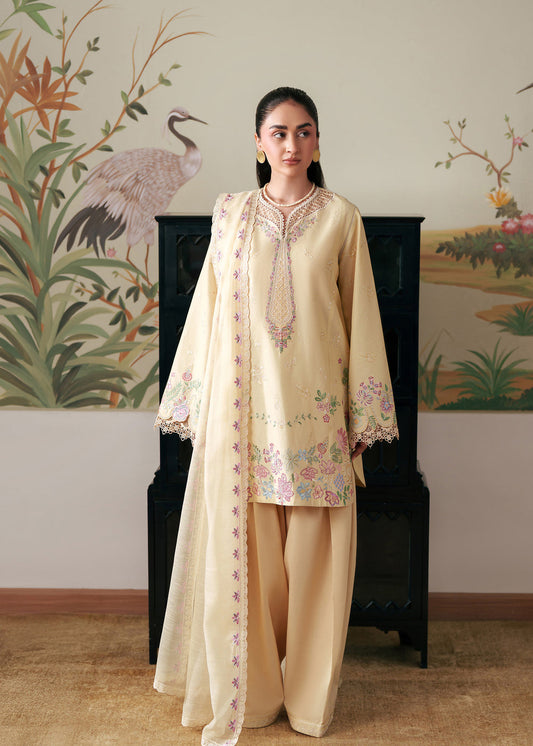Sadaf Fawad Khan | Solace 26 | Camelia - Luxury Dress - available at Maria Faisal in UK and USA.