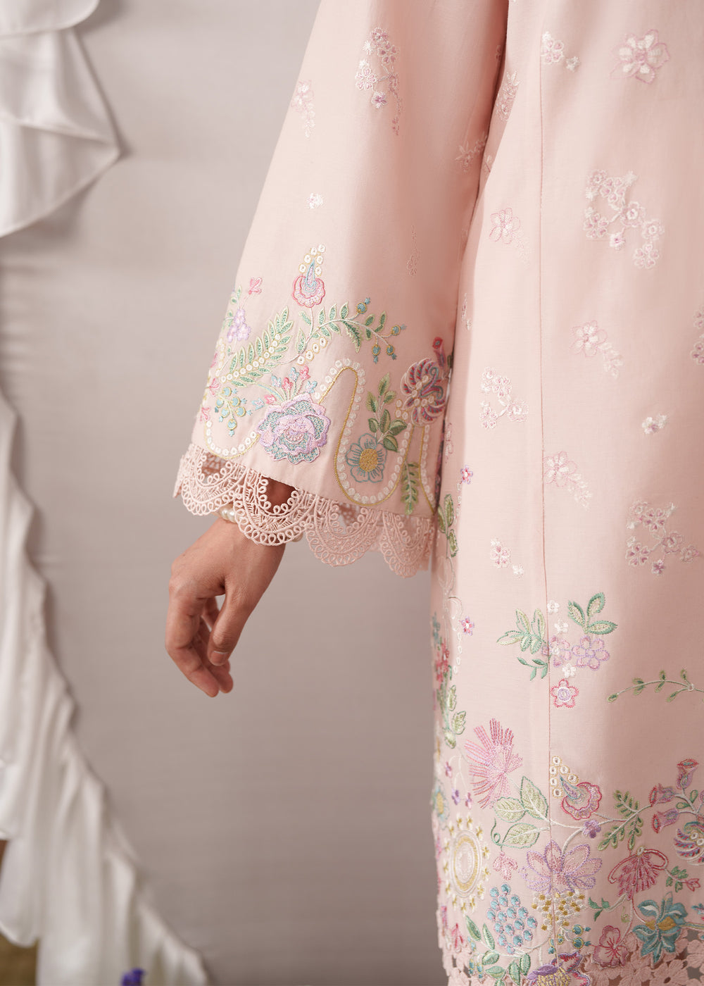 Sadaf Fawad Khan | Solace 26 | Peony - Luxury Dress - available at Maria Faisal in UK and USA.