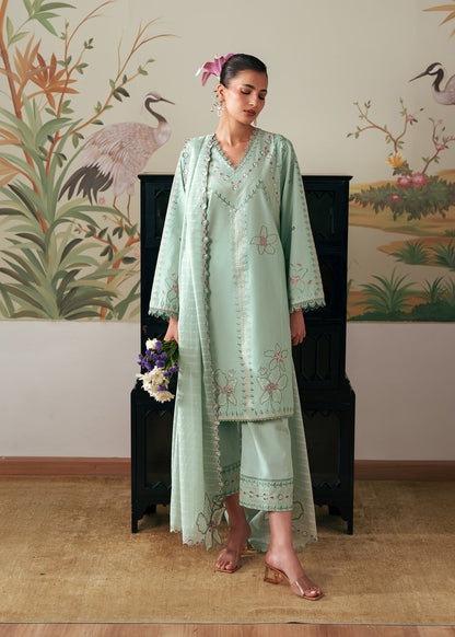 Sadaf Fawad Khan | Solace 26 | Misty Morning - Luxury Dress - available at Maria Faisal in UK and USA.