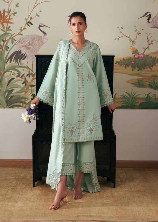 Sadaf Fawad Khan | Solace 26 | Misty Morning - Luxury Dress - available at Maria Faisal in UK and USA.