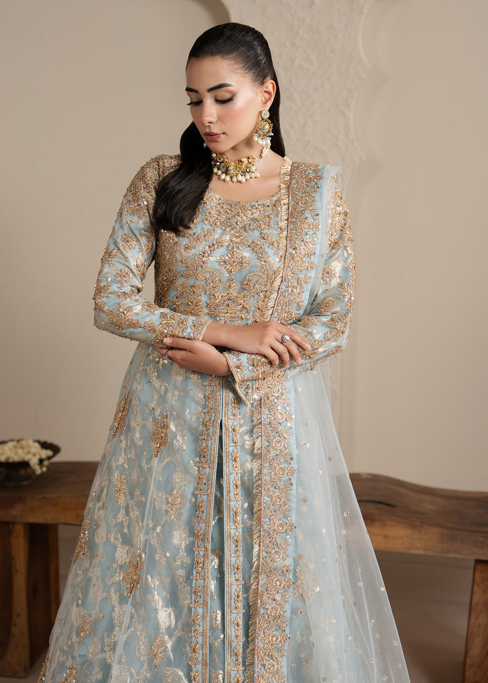 Haseens | Sakhiyan Formals | Shehnaaz - Formal Dress - available at Maria Faisal in UK and USA.