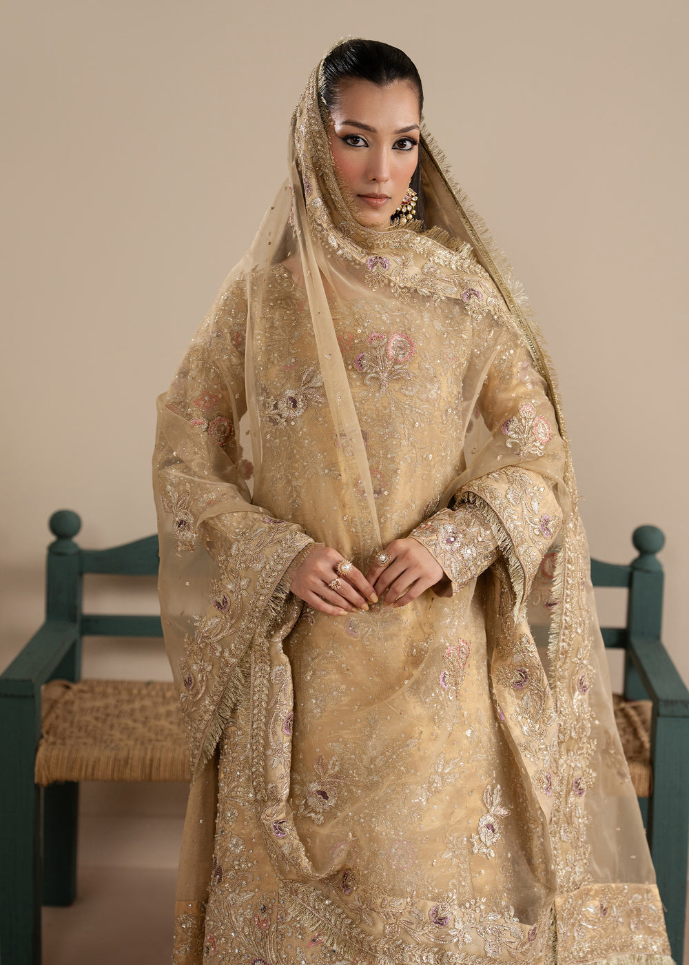 Haseens | Sakhiyan Formals | Mahin - Formal Dress - available at Maria Faisal in UK and USA.