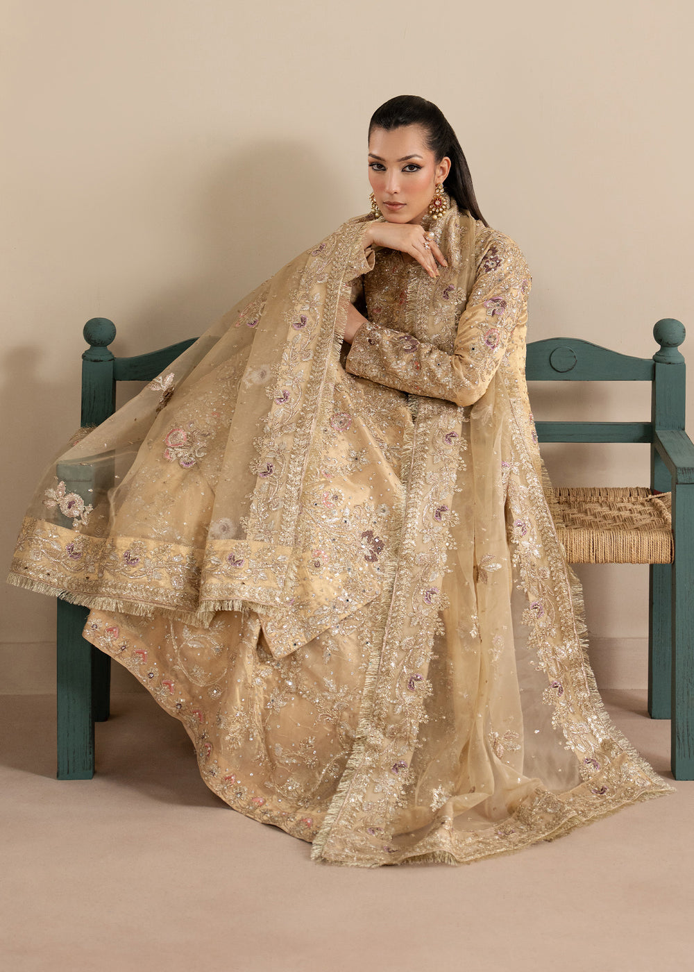 Haseens | Sakhiyan Formals | Mahin - Formal Dress - available at Maria Faisal in UK and USA.