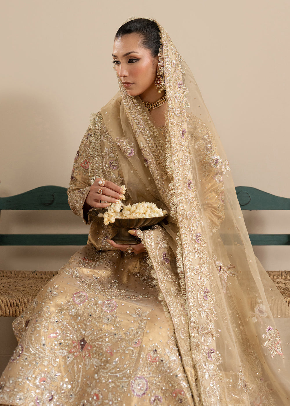 Haseens | Sakhiyan Formals | Mahin - Formal Dress - available at Maria Faisal in UK and USA.