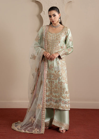 Haseens | Sakhiyan Formals | Faha - Formal Dress - available at Maria Faisal in UK and USA.