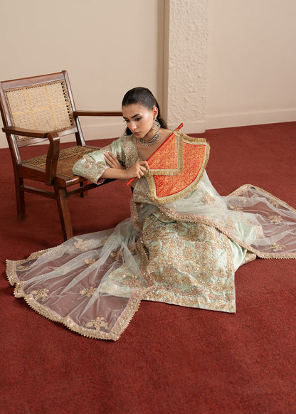 Haseens | Sakhiyan Formals | Faha - Formal Dress - available at Maria Faisal in UK and USA.