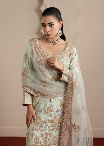 Haseens | Sakhiyan Formals | Faha - Formal Dress - available at Maria Faisal in UK and USA.