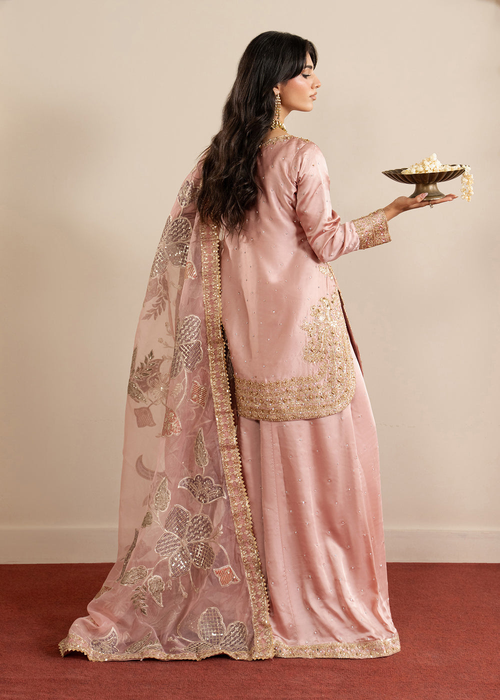Haseens | Sakhiyan Formals | Munezza - Formal Dress - available at Maria Faisal in UK and USA.