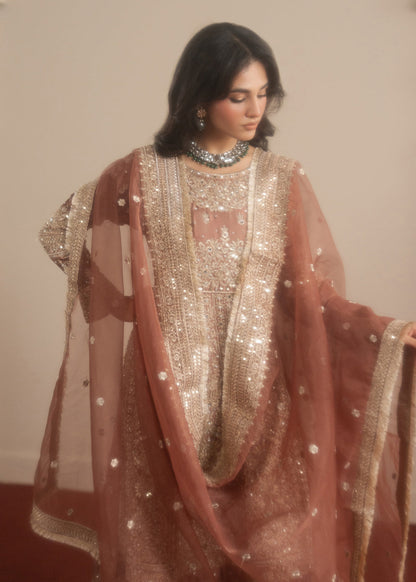 Haseens | Sakhiyan Formals | Mansa - Formal Dress - available at Maria Faisal in UK and USA.