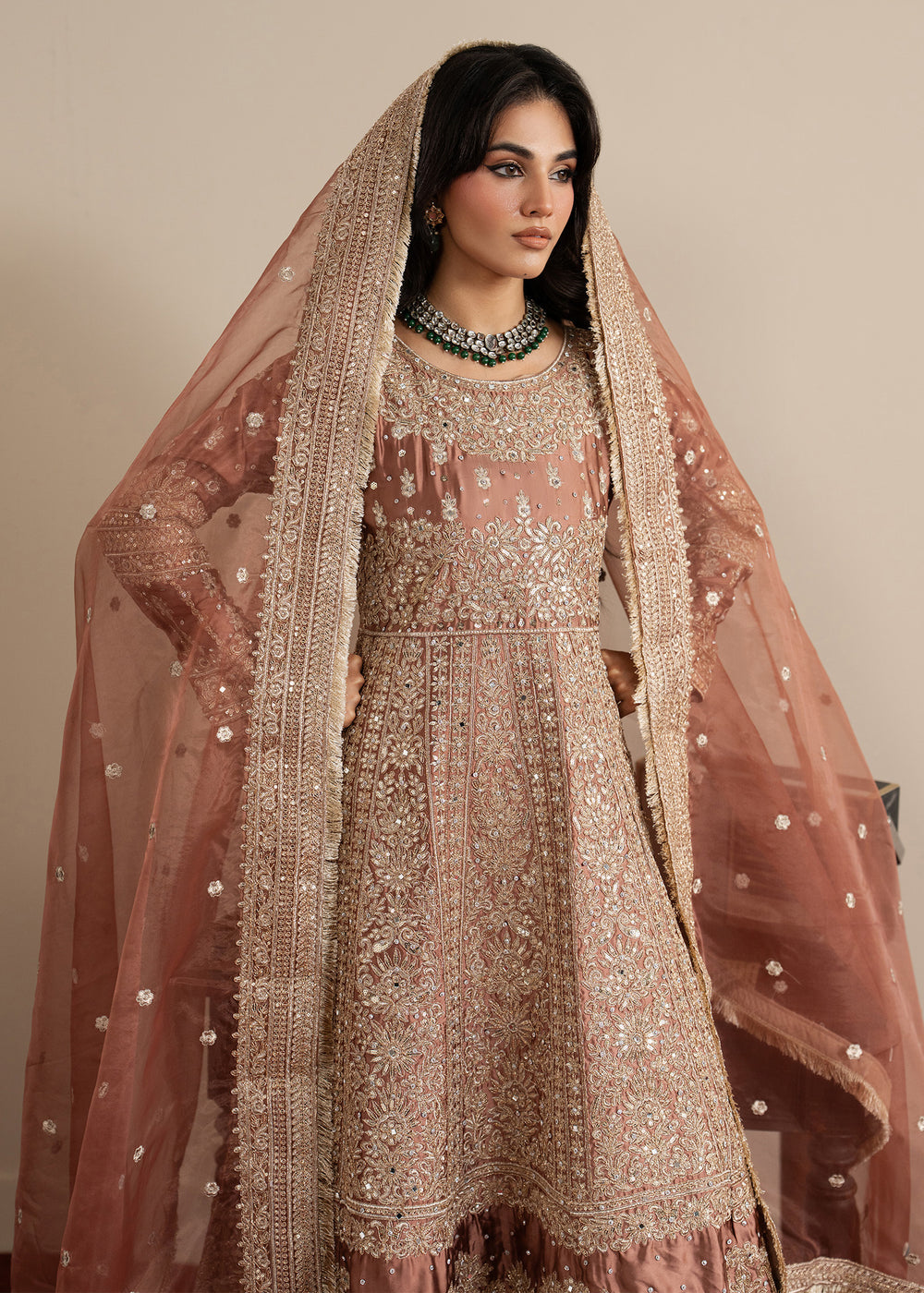 Haseens | Sakhiyan Formals | Mansa - Formal Dress - available at Maria Faisal in UK and USA.