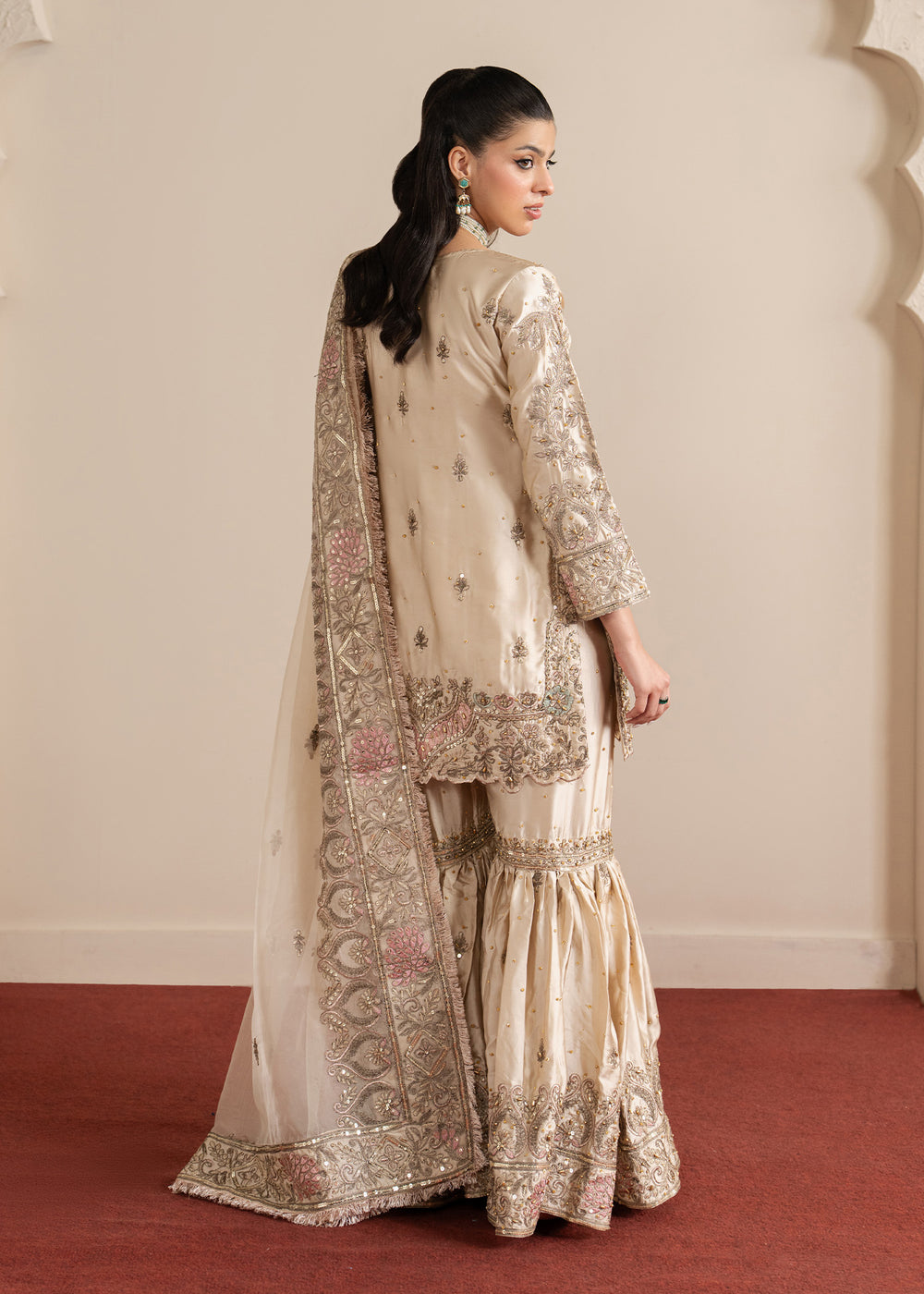 Haseens | Sakhiyan Formals | Arsheen - Formal Dress - available at Maria Faisal in UK and USA.