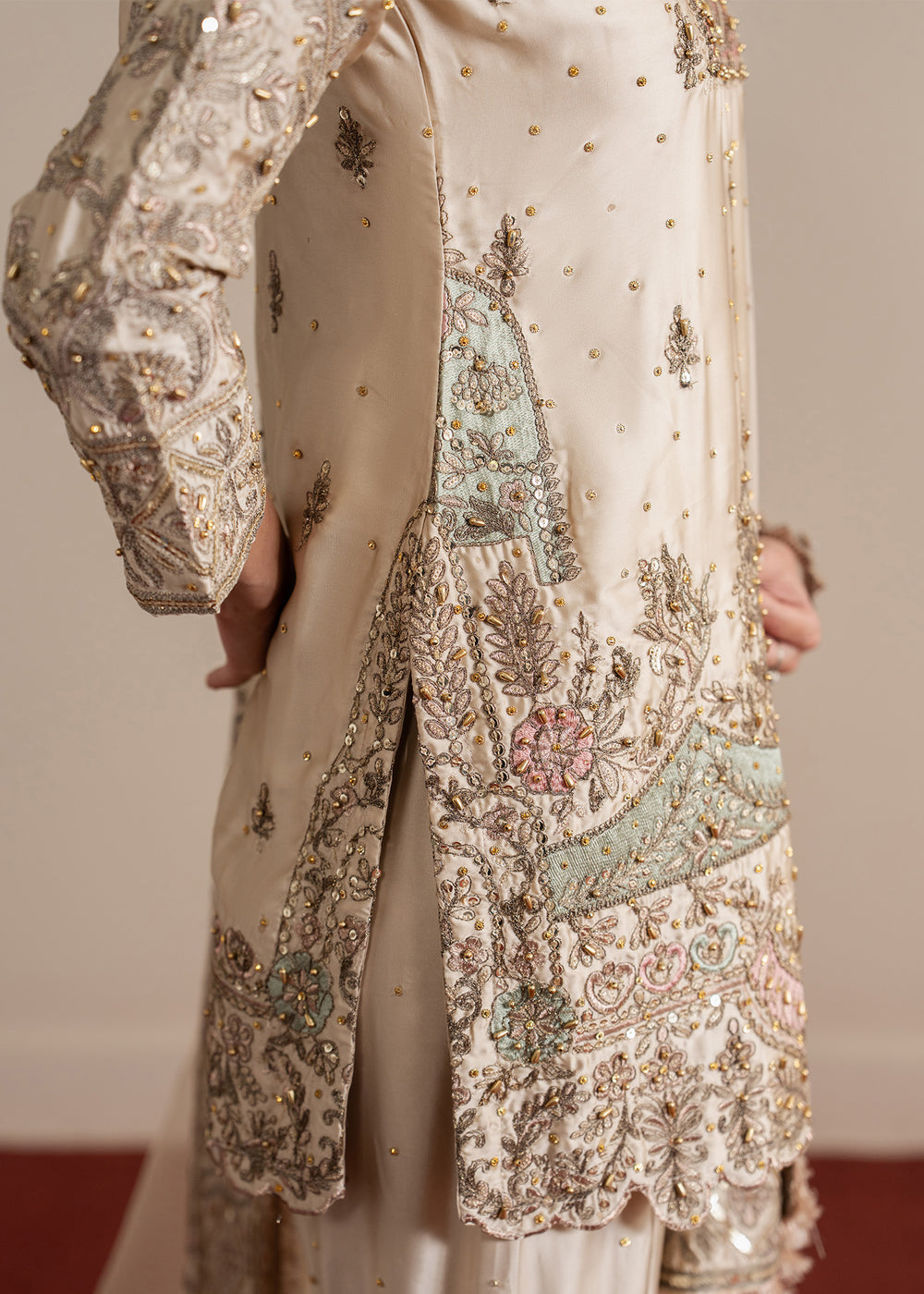Haseens | Sakhiyan Formals | Arsheen - Formal Dress - available at Maria Faisal in UK and USA.