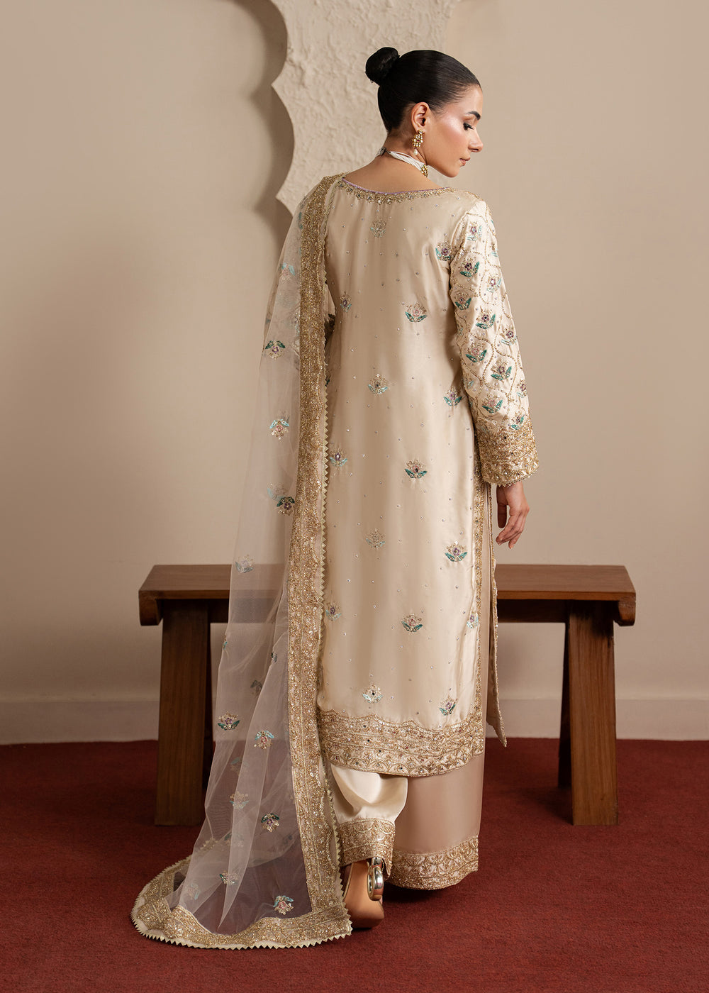 Haseens | Sakhiyan Formals | Pariha - Formal Dress - available at Maria Faisal in UK and USA.